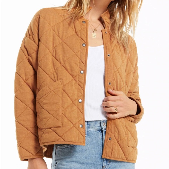 Z Supply Maya Quilted Jersey Jacket 